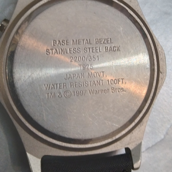 Rare Vintage Armitron Tazmanian Devil Stainless Steel Watch 1997 Warner Bros - Picture 6 of 9